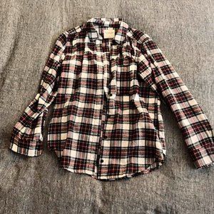 Abercrombie & Fitch Plaid Shirt (Small)